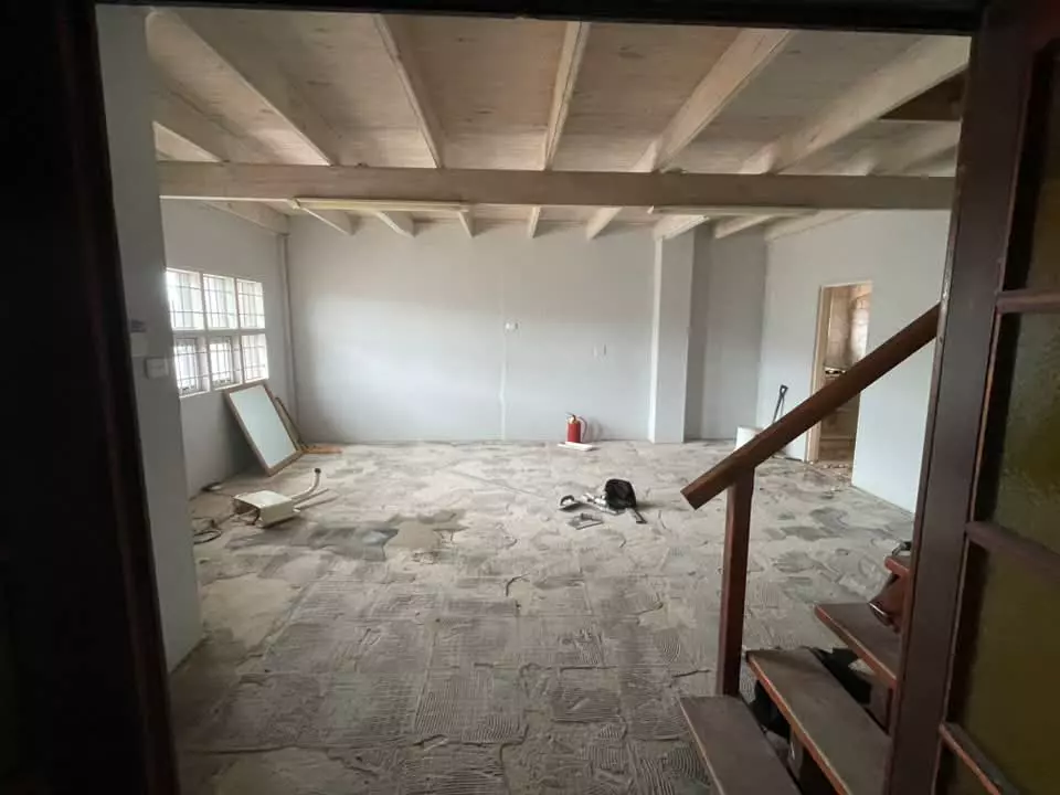 A room during renovation